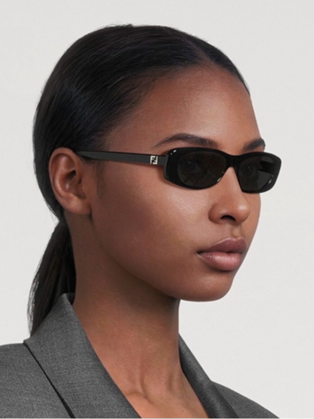 NWT FENDI
FF Squared Oval Sunglasses